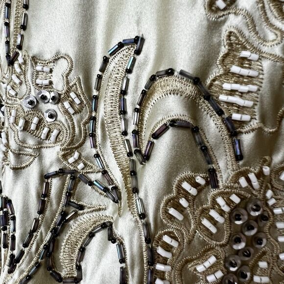 Sue Wong Nocturne Silk Beaded Lace Formal Maxi Gown Mermaid Women’s 8 - Picture 5 of 16